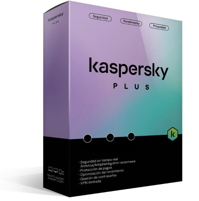 KASPERSKY PLUS 10 DISP 1 AñO KASPERSKY PLUS 10 DISP 1 AñO